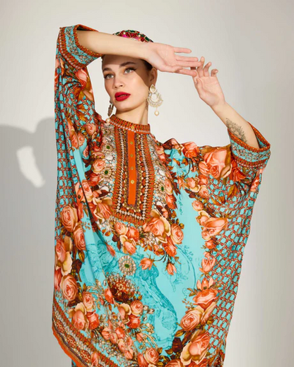 Pakeezah : Chanel 36" - Turquoise