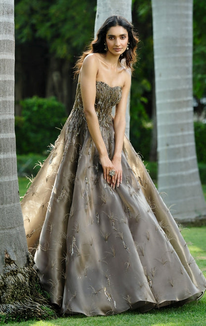 "Ice Foam" Ball Gown Set