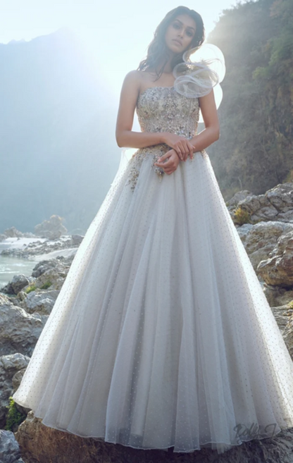 "Ermah" Organza Gown