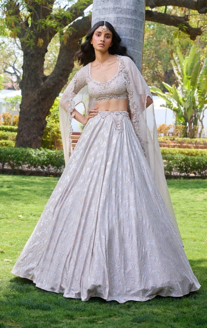 "Adeline" chiffon Lehenga Set