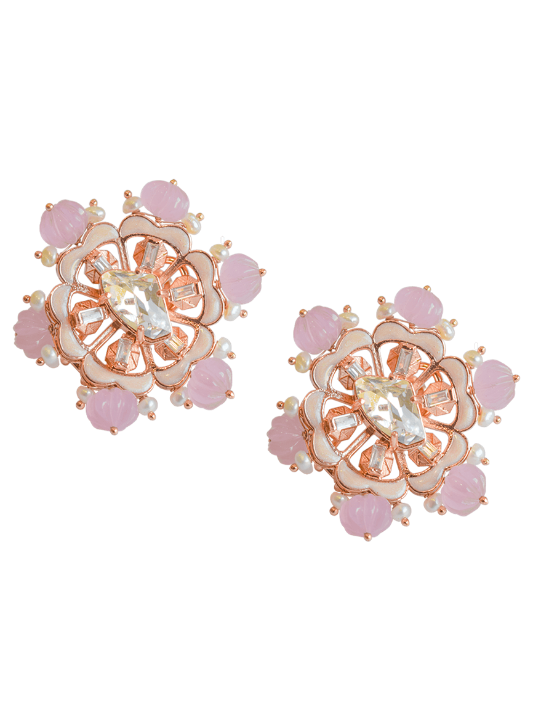 Fluora Eternite Blush Ear Studs