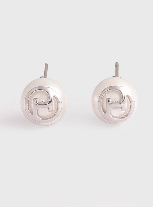 Oh Ivory Nova Stud Earrings - The Couture by KJH