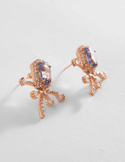 The Faena Mini Stud Earrings in Tanzanite