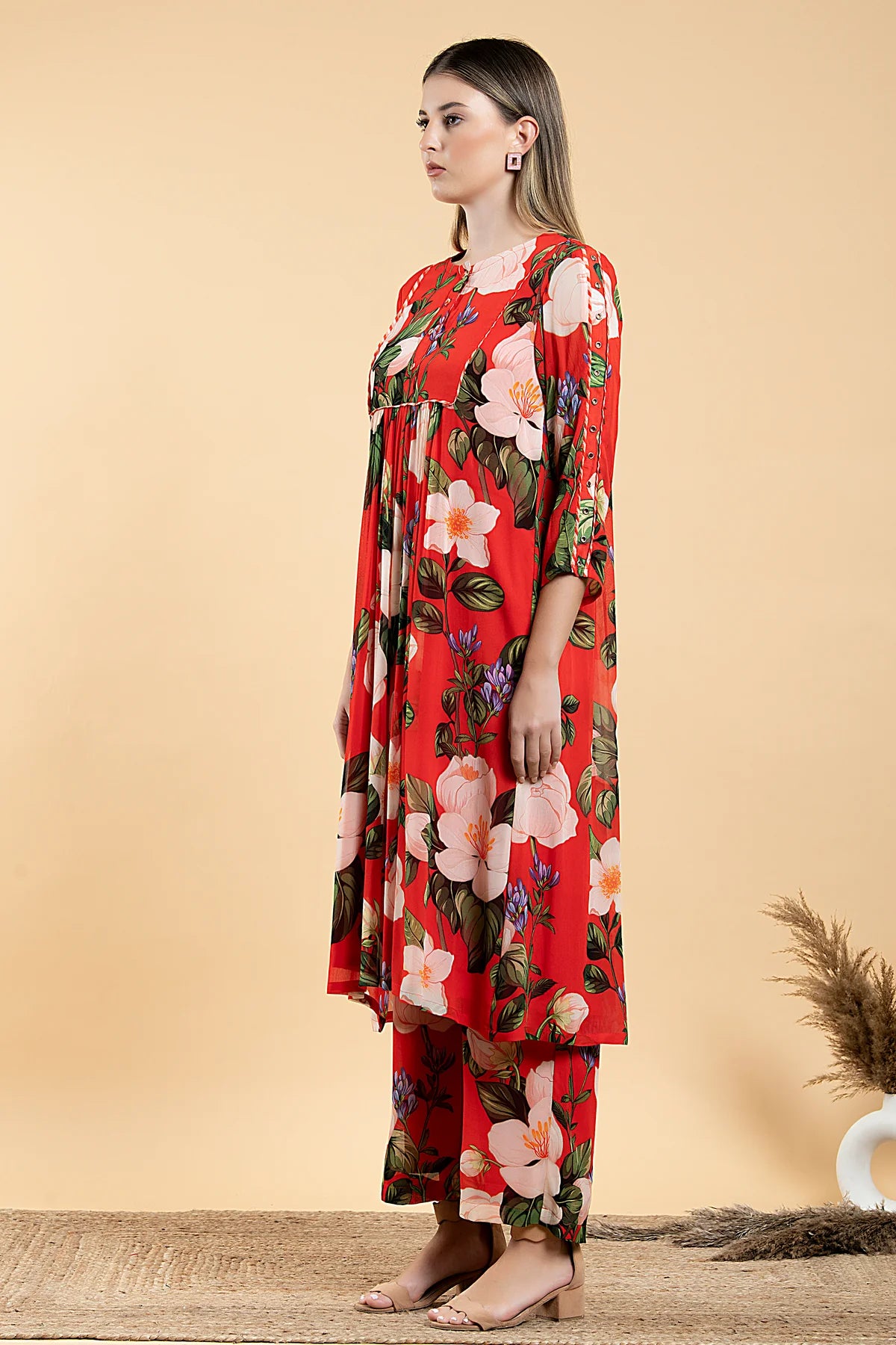 WILD ROSE FLARE TUNIC SET