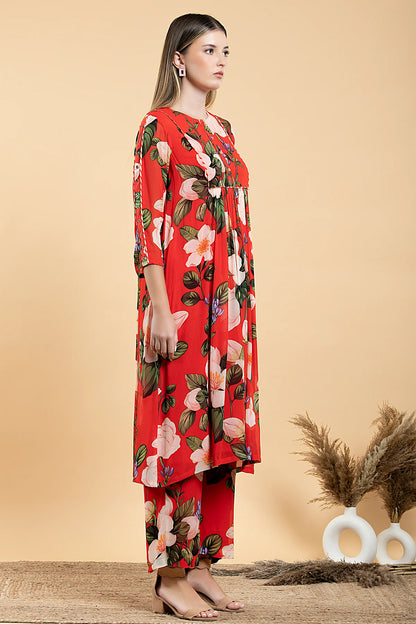 WILD ROSE FLARE TUNIC SET