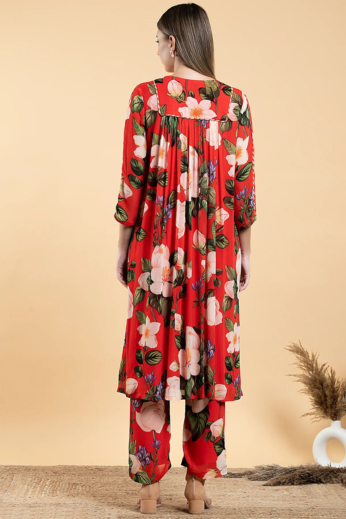 WILD ROSE FLARE TUNIC SET