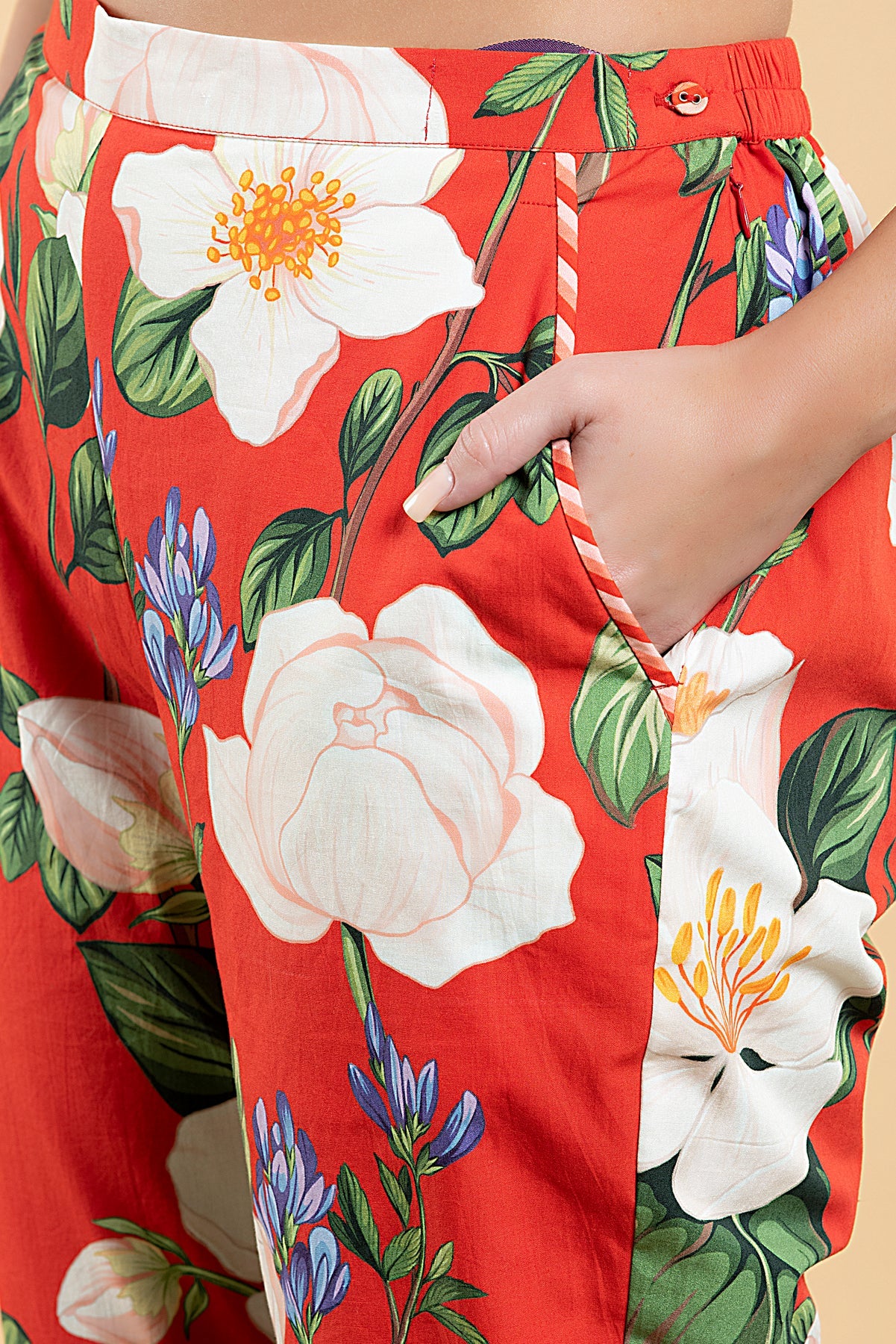 WILD ROSE STRAIGHT TUNIC SET