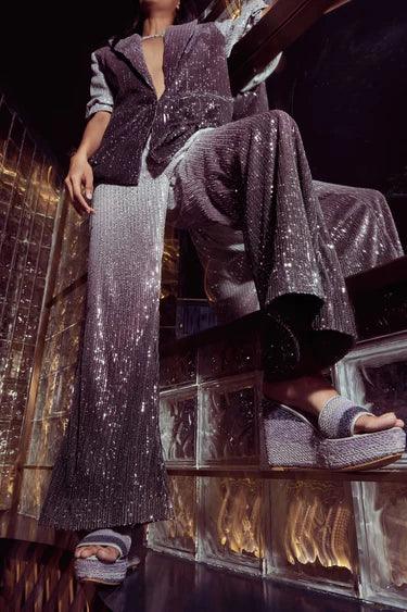 OMBRE SEQUENCE BLAZER SUIT - The Couture by KJH