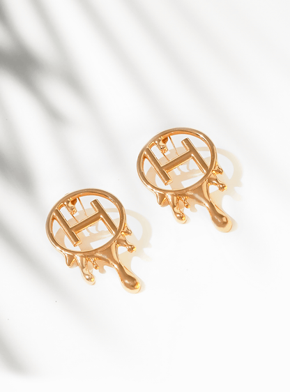 Drip "Oh" Mini Earrings