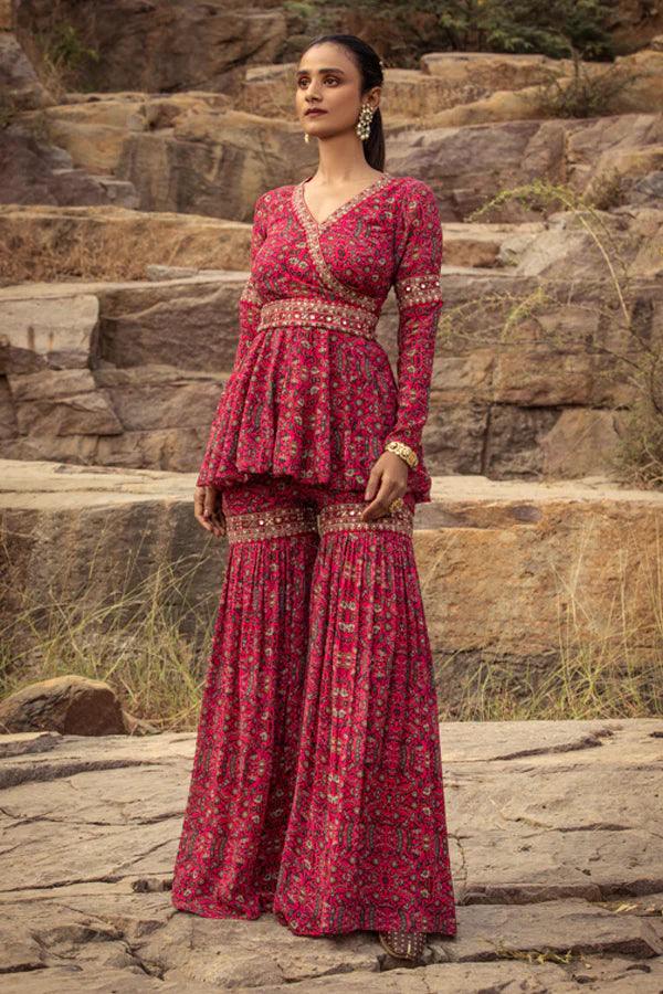 Designer Sharara Set