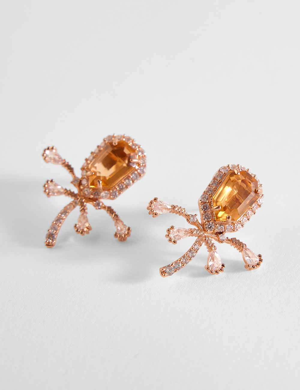 The Faena Mini Stud Earrings in Tanzanite